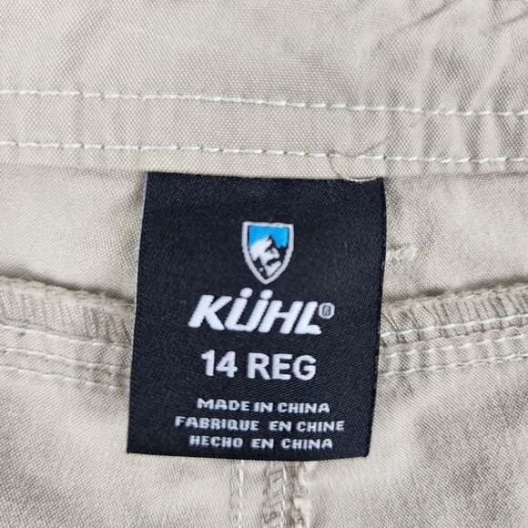 KUHL Pants Womens 14 Reg Beige Splash Roll Up Cargo Pants (36x31) 6065 - Picture 5 of 12